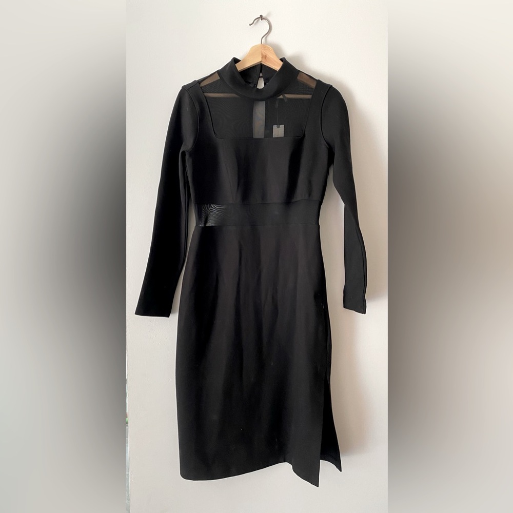 Anthropologie mesh contour dress